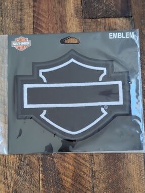 Harley-Davidson Black and White Shield Patch